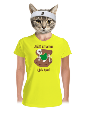 Ještě stránku dámské sportovní tričko Neon Yellow