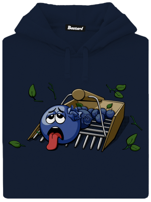 Borůvky pánská mikina klokanka Navy