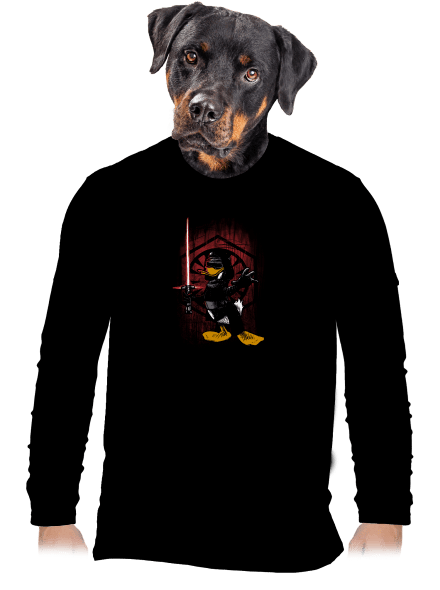 Kylo Duck pánské dlouhý rukáv Black