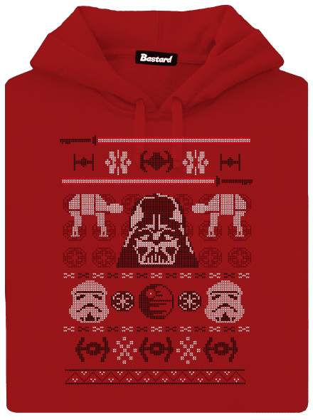 Vader na svetru dámská mikina klokanka Red Mal
