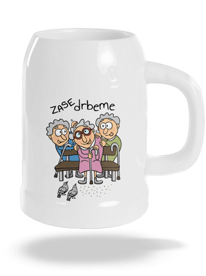 Zase drbeme půllitr White