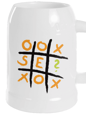 Piškvorky půllitr White