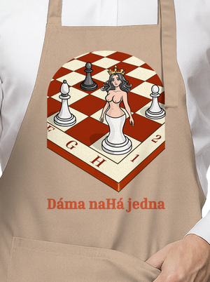 Dáma nahá jedna zástěra Rope