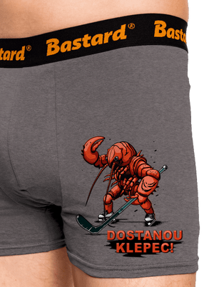 Dostanou klepec boxerky Gray Melange