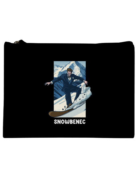Snowbenec a snowbenka taštička Black