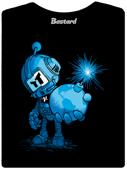 Časovaná bomba dámské tričko s lemem Black