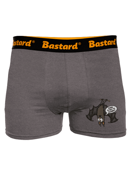 Visící netopýr boxerky Gray Melange
