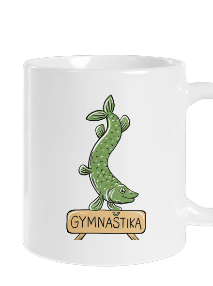 Gymnaštika klasický hrnek White
