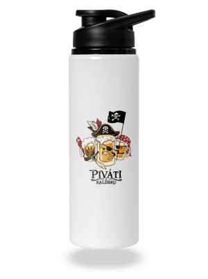 Piváti z Kalibiku lahev na vodu White