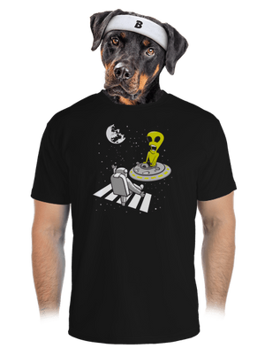 Vesmírný přechod pánské sportovní tričko Black