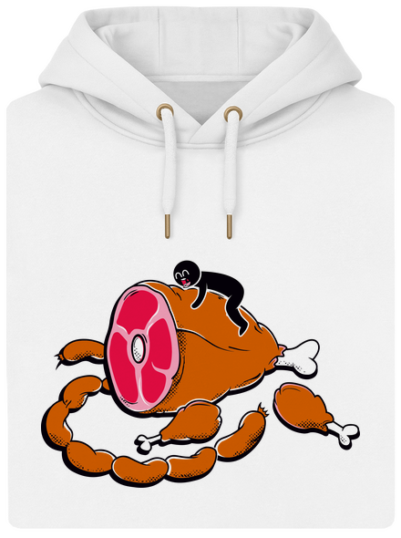 Meating unisex mikina premium Snowwhite