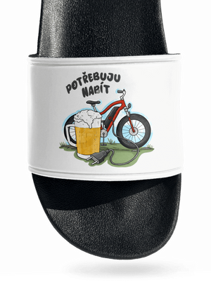 Potřebuju napít pantofle White