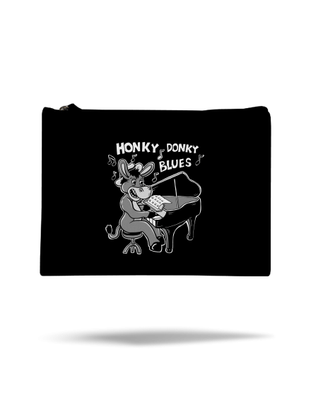 Honky donky blues taštička Black
