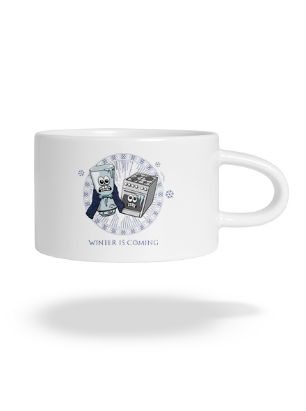 Winter is coming hrnek makronka White