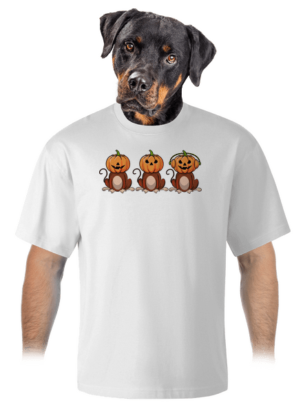 Halloween opičky unisex tričko oversized White