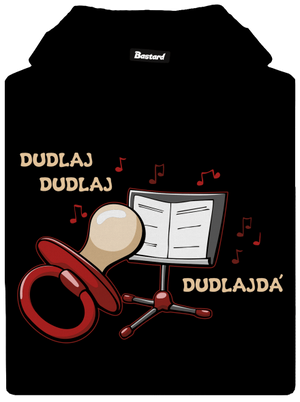 Dudlajdá dámská mikina klokanka Black