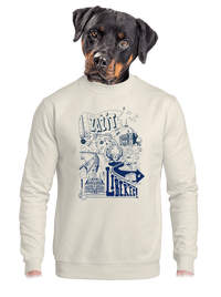 unisex mikina bez kapuce