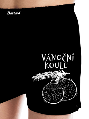 Vánoční koule pánské trenky Black