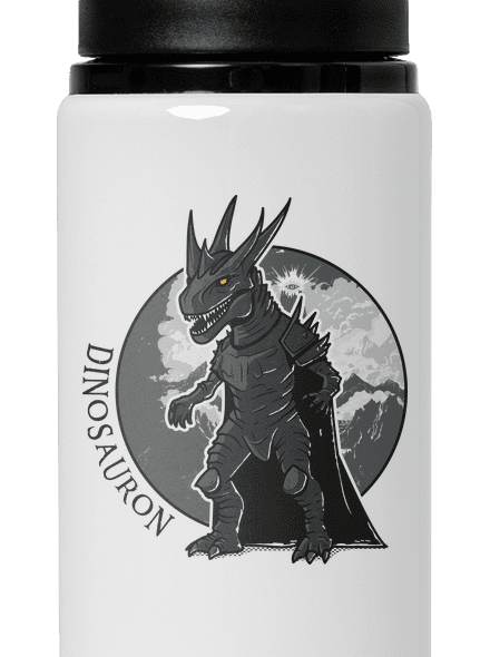 Dinosauron lahev na vodu White