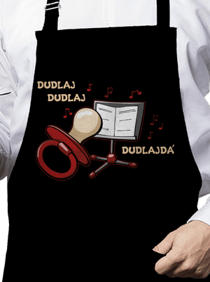 Dudlajdá zástěra Black