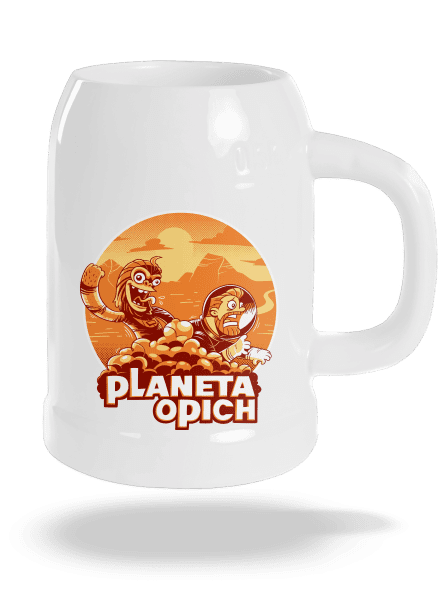 Planeta opich půllitr White