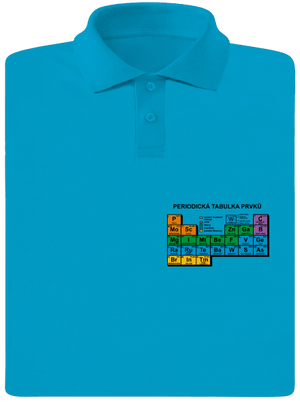 Periodická tabulka pánská polokošile Blue Atol
