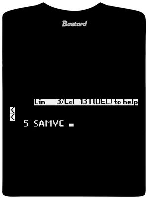 5 Samyc dětské tričko Black