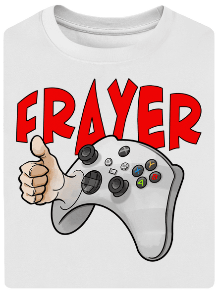 Frayer unisex tričko oversized White