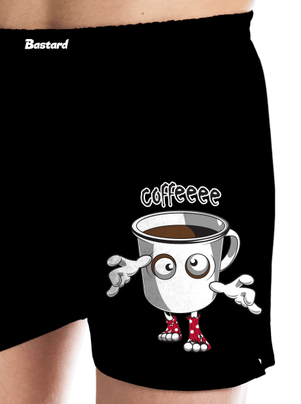 Zombie kafe pánské trenky Black