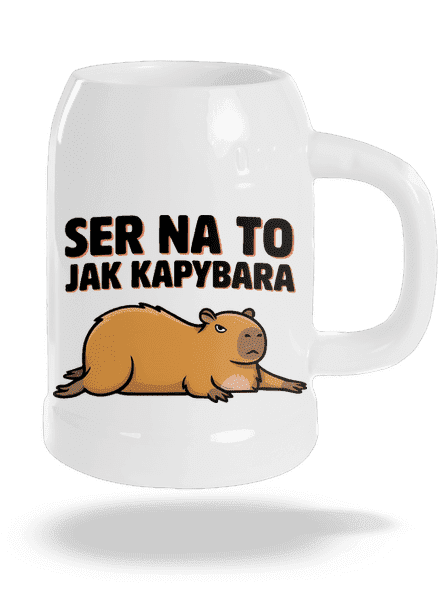 Jak kapybara půllitr White