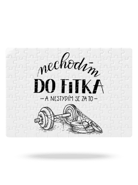 B12: Nechodim do fitka puzzle White