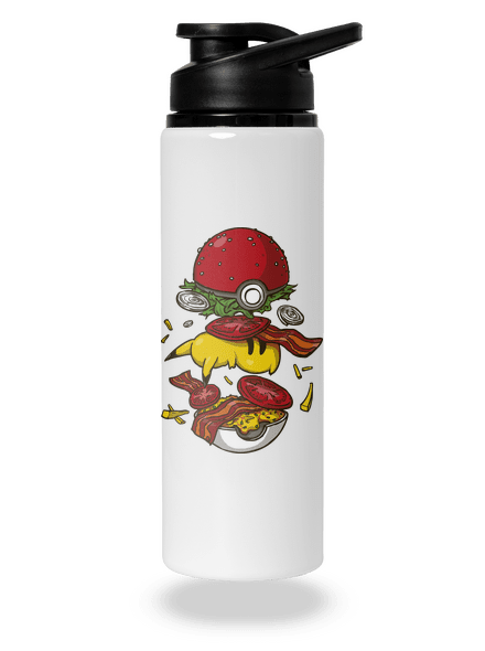 Pokémon burger lahev na vodu White