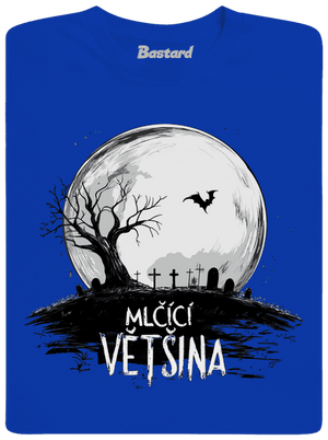 Mlčící většina pánské dlouhý rukáv Royal Blue