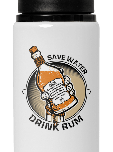 Save Water lahev na vodu White