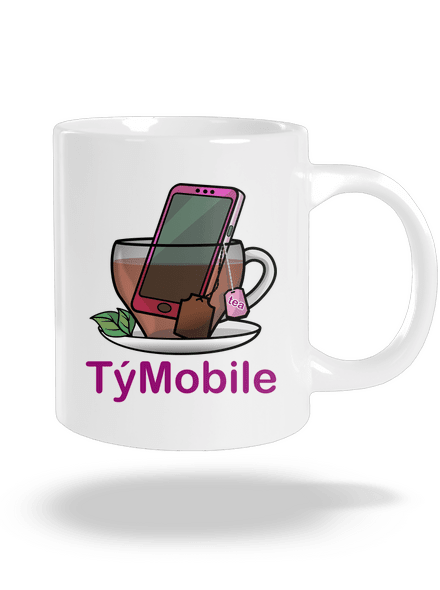 TýMobile velký hrnek White