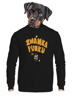 unisex mikina bez kapuce