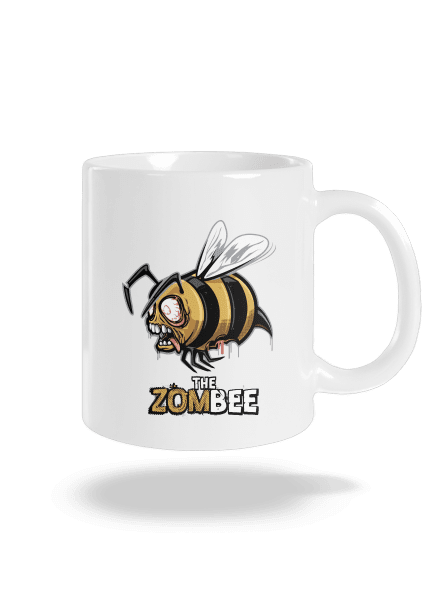 ZomBee - žlutá klasický hrnek White