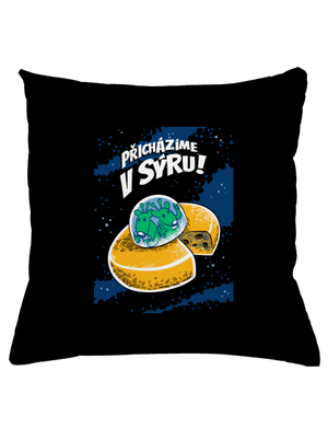 Přicházíme v sýru polštář Black