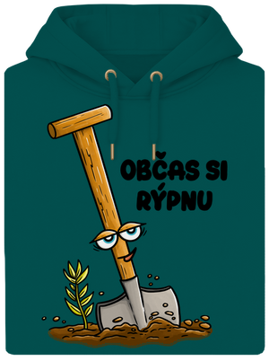 Občas si rýpnu unisex mikina premium Emerald Green