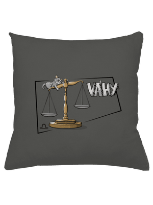 Kočičí horoskop: Váhy polštář Gray Pol