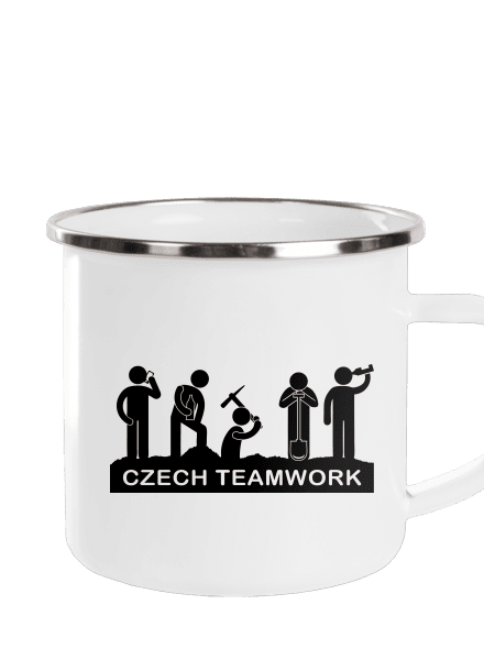 Czech Teamwork plecháček White