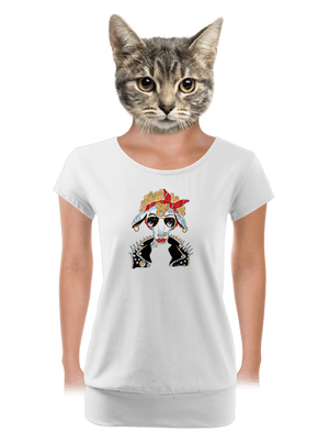 dámské tričko s lemem