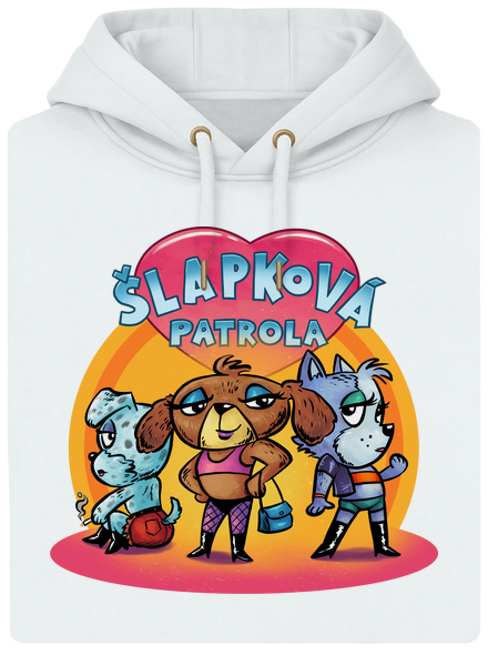 Šlapková patrola unisex mikina premium Snowwhite