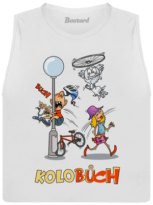 Kolobuch dámské tílko volné White