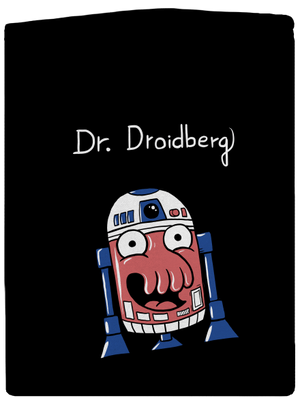 Dr. Droidberg dámská mikina na zip Black