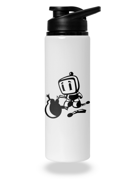 Bomberman lahev na vodu White