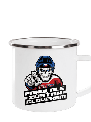 Fandi, ale zůstaň člověkem plecháček White