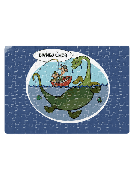 Divný úhoř puzzle White