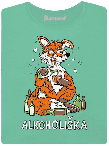 Alkoholiška dámské tričko premium Mint Mal