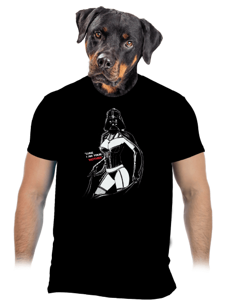 Mrs. Vader pánské tričko Black